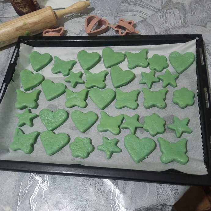 Renkli kurabiyelerim nasıl olmuş 🍪 ?
