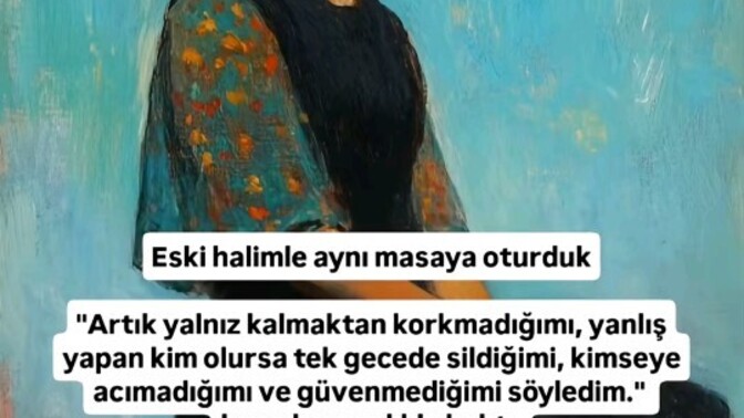 Eski sizle konuşsaydınız ona ne söylerdiniz?