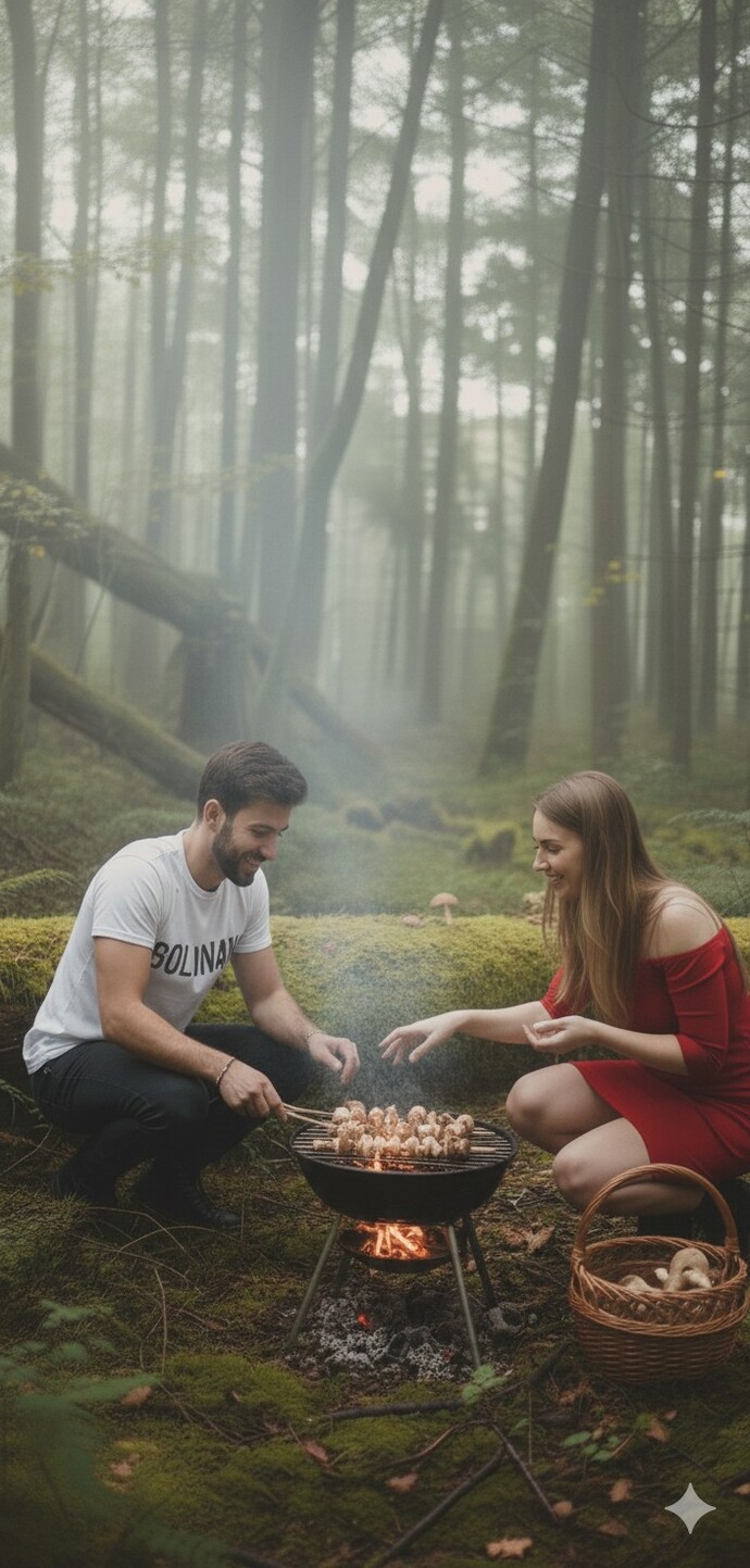 Seninle şu anki şarj yüzdene göre, kaç mantar toplayıp yemiş oluruz?