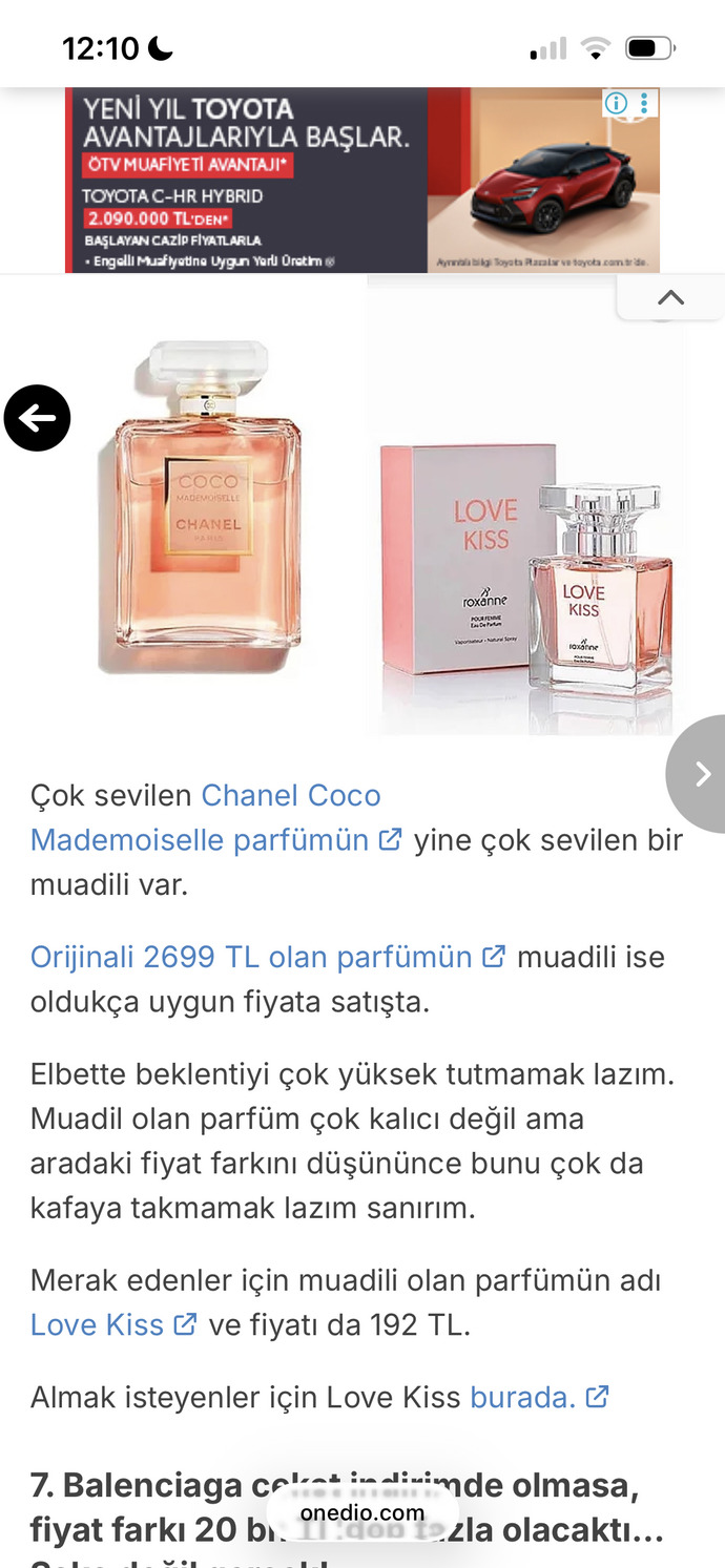 Chanel Coco Mademoiselle muadili uygun fiyatlı hangi parfümler var?