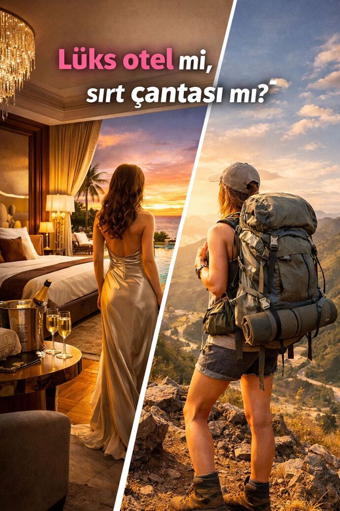 Lüks otel mi, sırt çantası mı?