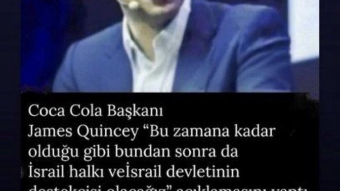 Çocuk katili insanlık düşmanı israile destek veren Coca Cola’yı hala tüketiyor musunuz?