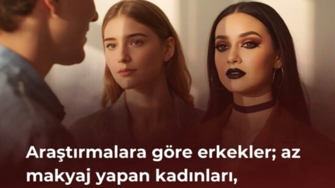 Makyaj yapan kadın mı, doğal kadın mı daha çekicidir?