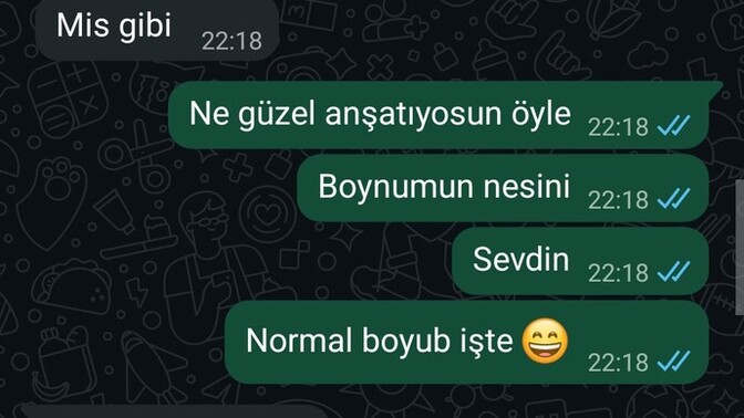 Beni beğenmiş mi sizce sosyak medyadan tanıştık bugün buluştuk?