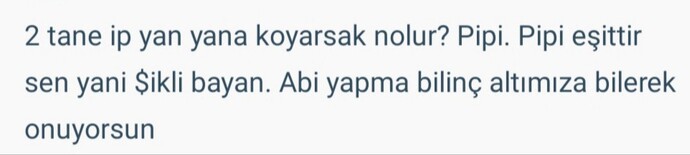 Böyle saygısızlıklara karşı ne yapıyorsunuz?