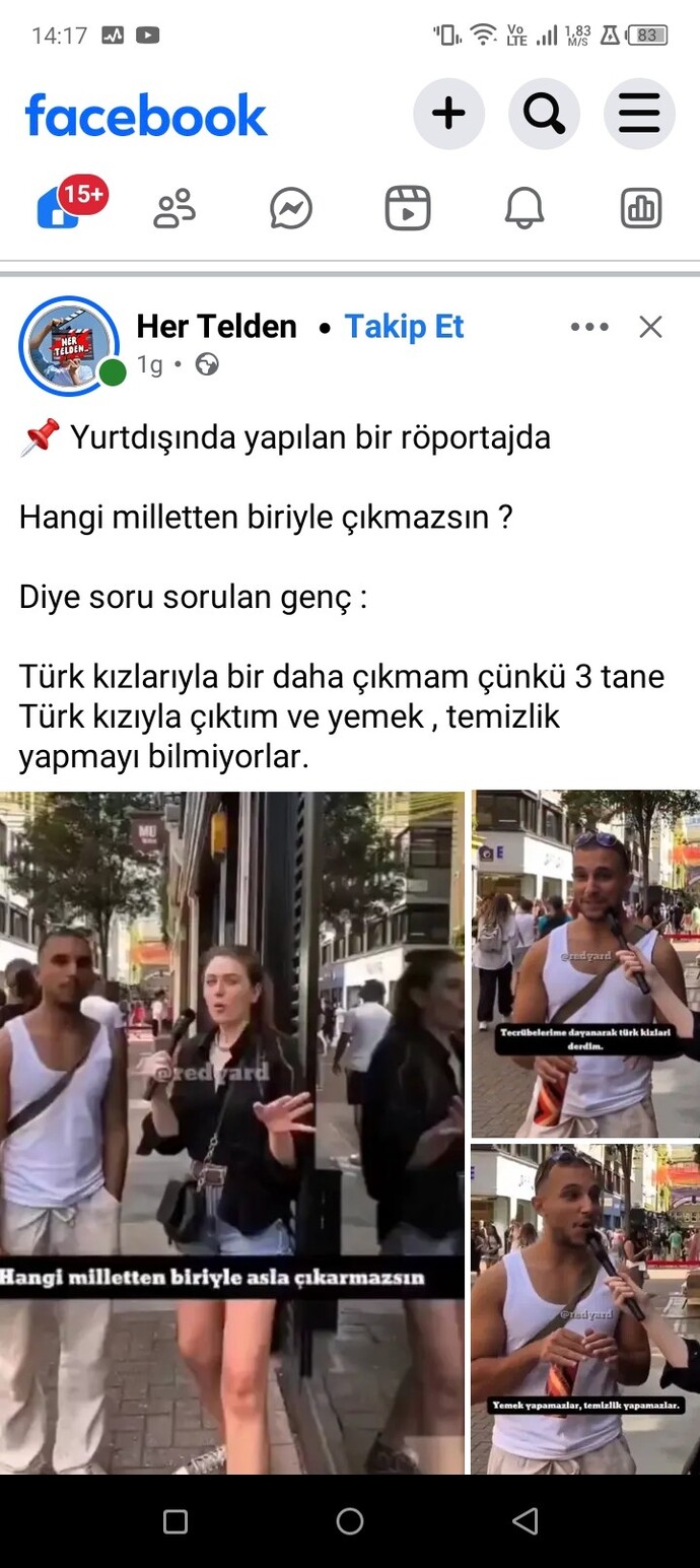 Türk kızlarıyla çıkılmaz mi?