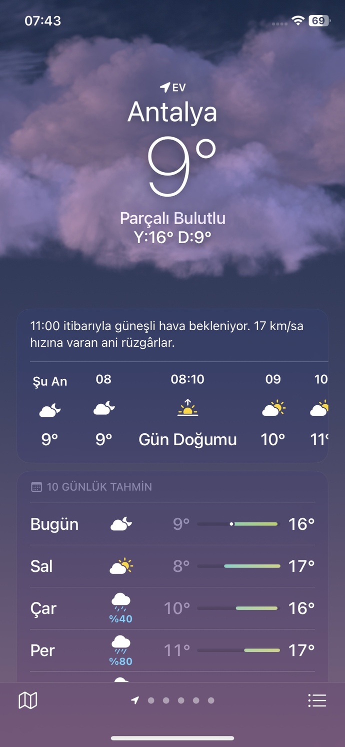 Bulunduğunuz şehir şu an soğukluk - kaç derece?