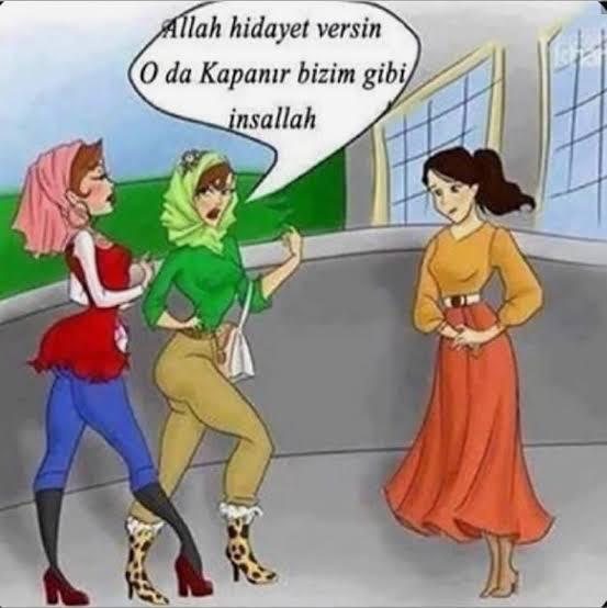 Kapali kadinin farki nedir?