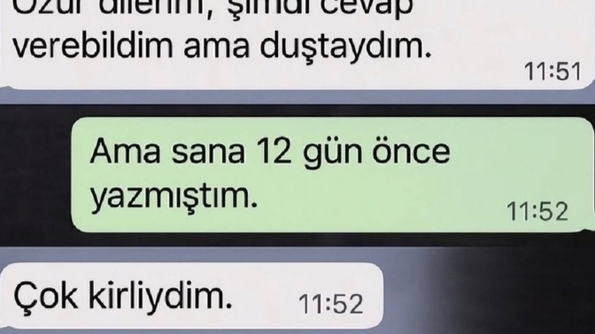 Flörtüm bir kaç gün sonra mesaj atmış sizce ikna olmalı mıyım?