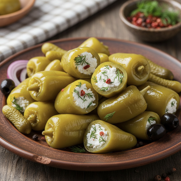 Peynir dolgulu turşu sever misiniz?