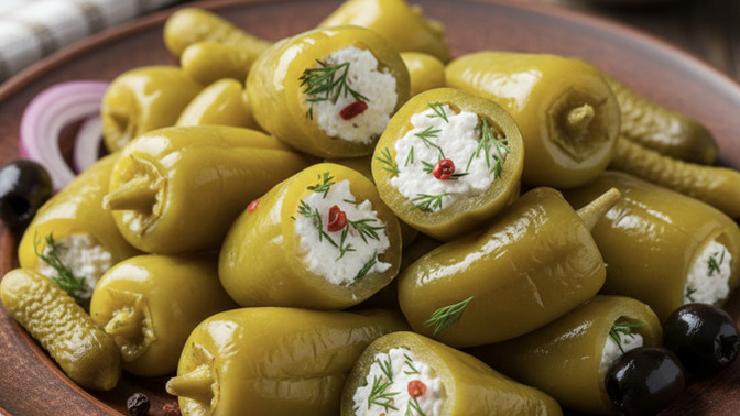 Peynir dolgulu turşu sever misiniz?