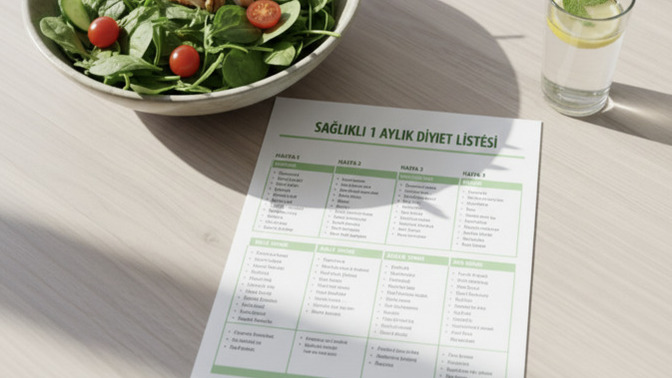 1 aylık diyet listesi yapacak olsanız ilk neler eklerdiniz?