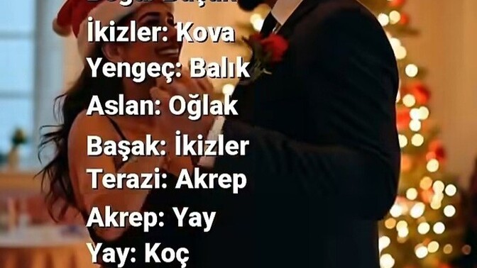 Yeni yılda barışacağın burç neymiş?