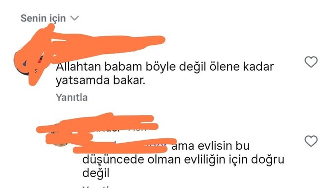 Kocamın yorumuna çok sinir oldum bakar mısınız?