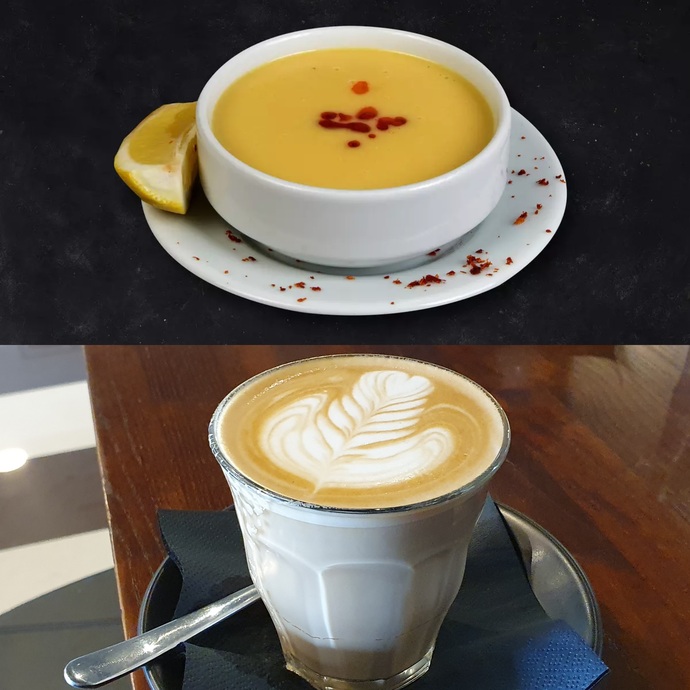 Mercimek çorbası mı latte mi?