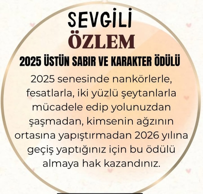 Sitede çok mu Özlem sjnj