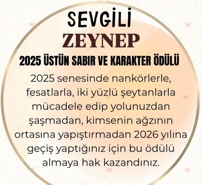 Tartışmasız hangi isme bu ödül 😀 ?