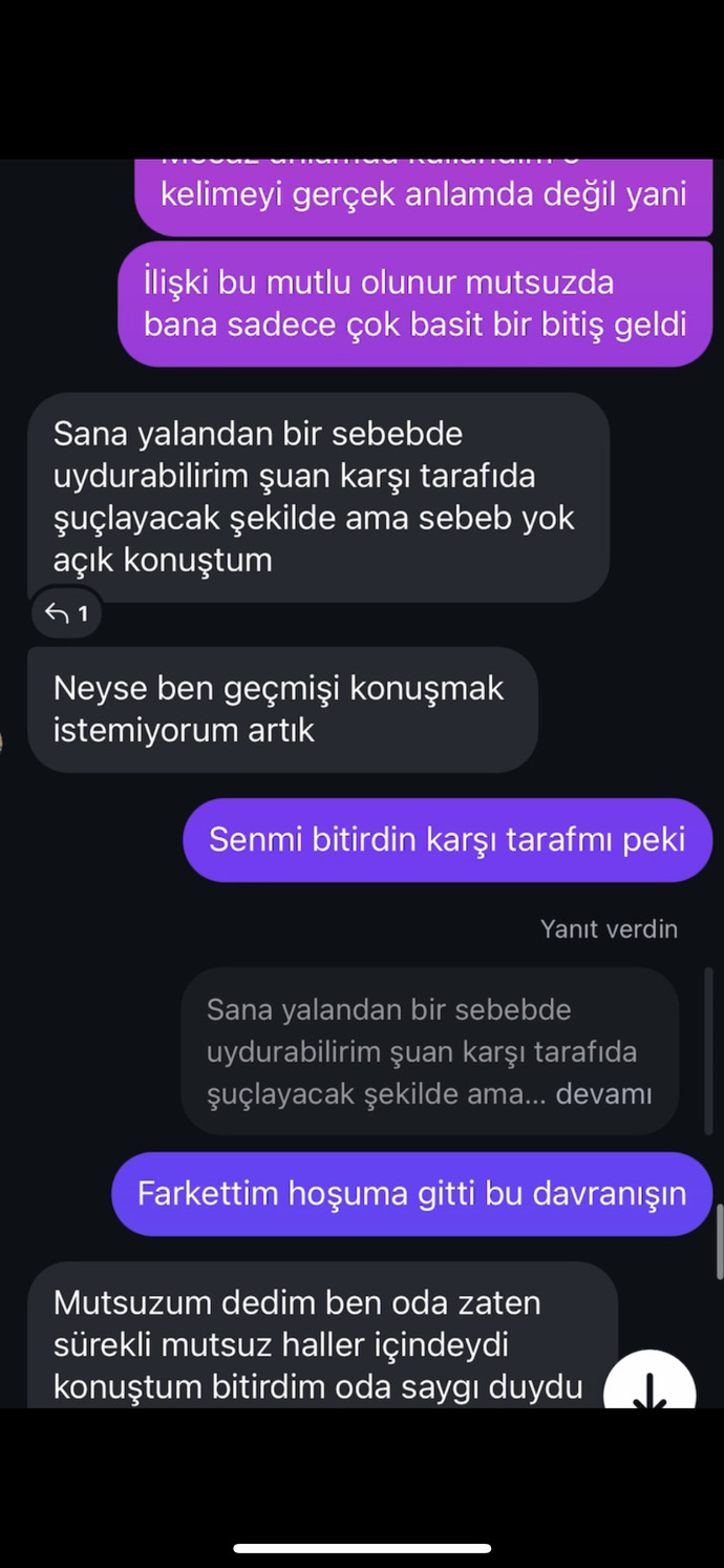 Eski sevgiliyle fake hesaptan konuşmak?