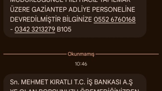 8 Ekim'de evime hacize geldiler bunlar yine mı hacize gelicek bilgisi olan varsa yardımcı  olur musunuz?
