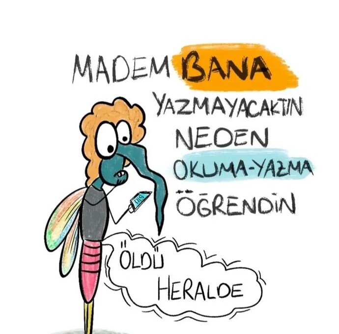 Yazana mı yazarsın sadece?