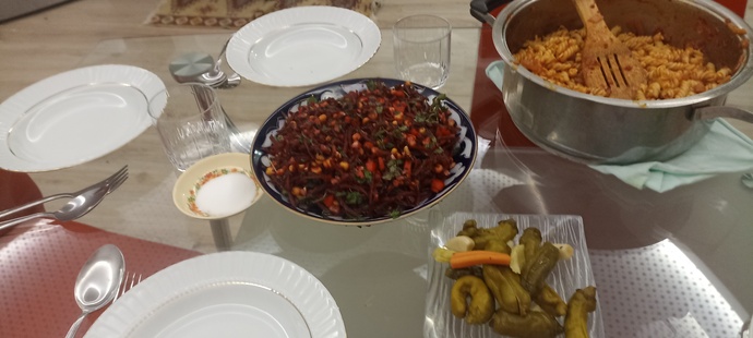 Bu akşam ki yemeğim nasıl görünüyor?