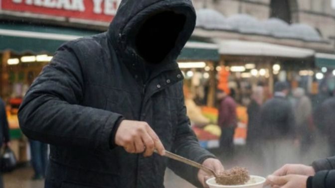 Aydın'da cami önünde kavurma dağıtan kasap, domuz eti kullandığını itiraf etti, sevap değil mi diye sordu?
