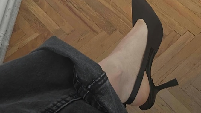 Güzel günler 💞 Ayakkabım pantalon altına zarif durmuş mu?