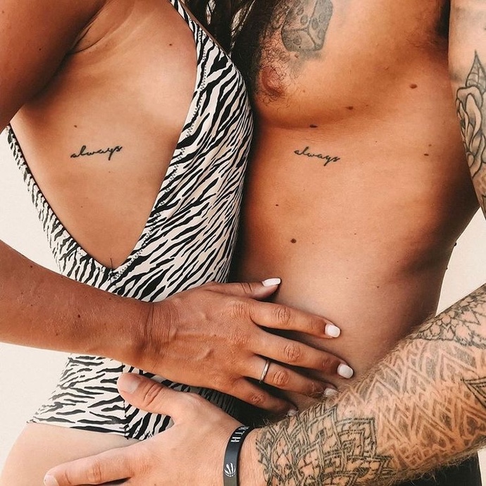 Sevgilinizle couple tattoo (çift dövmesi) yaptırır mısınız?