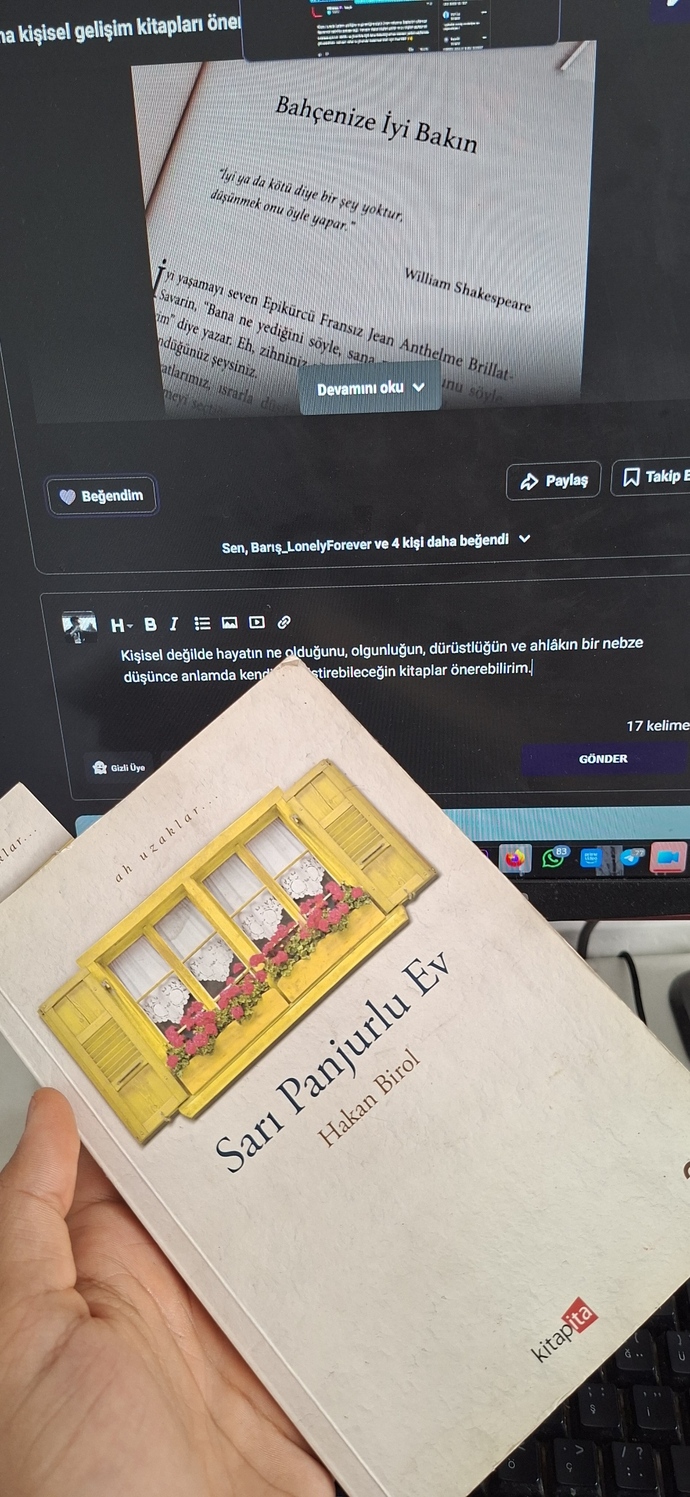 Bana kişisel gelişim kitapları önerir misiniz?