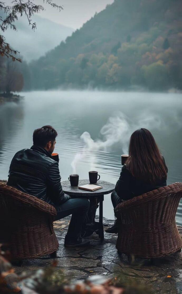 Bu manzarada ile seninle çay mı, yoksa kahve mi içerdik söyleyelim mi?
