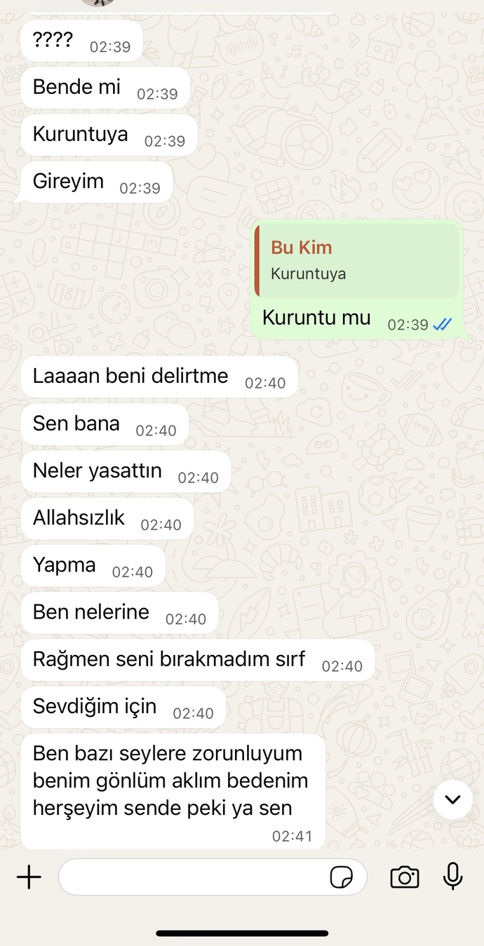 Eski sevgilim aradı açmadım böyle konuşuyor ne yapmalıyım?