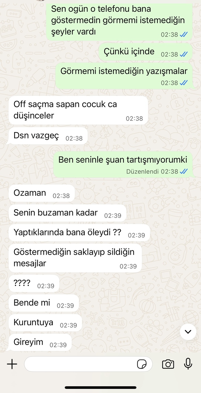 Eski sevgilim aradı açmadım böyle konuşuyor ne yapmalıyım?