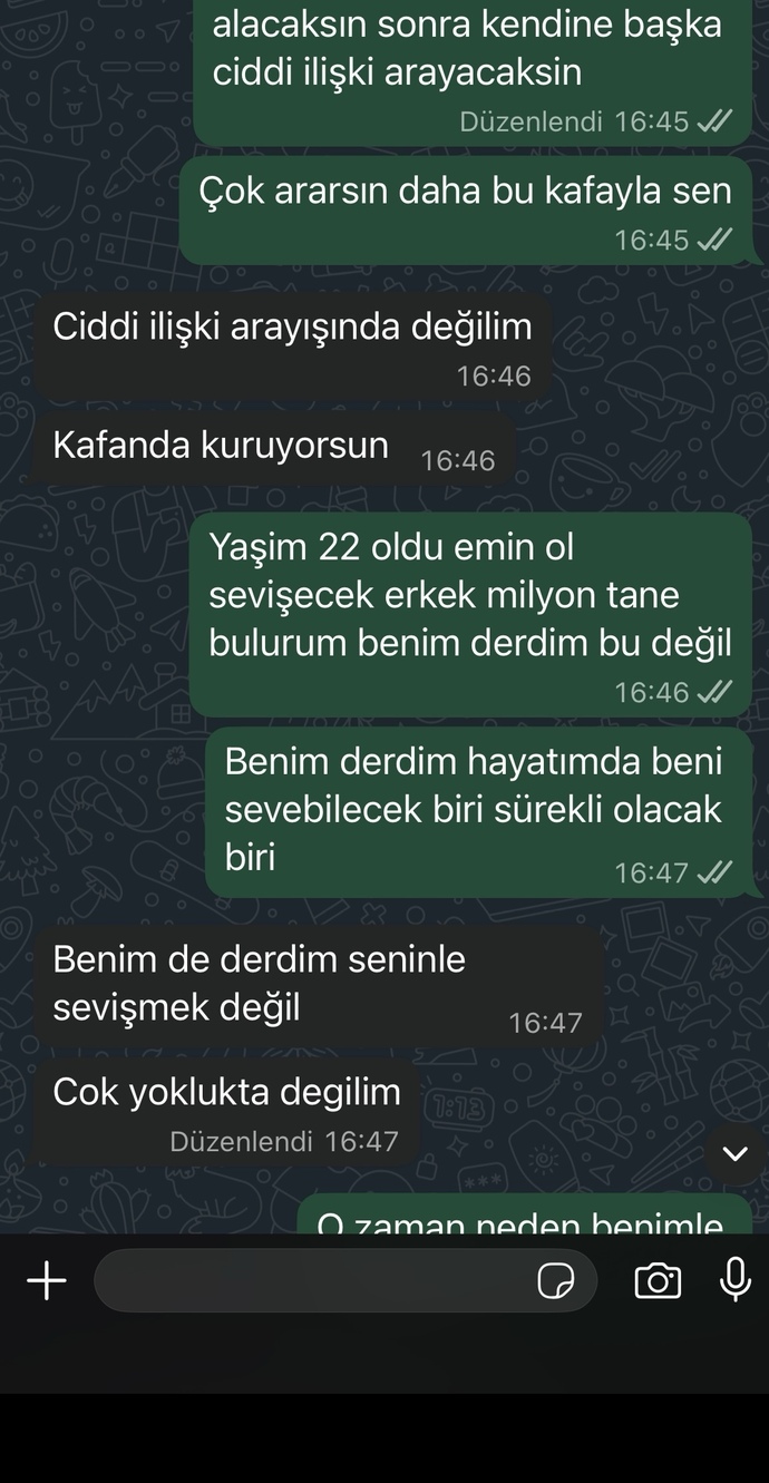 Sizce eski sevgilimi engellemeli miyim?