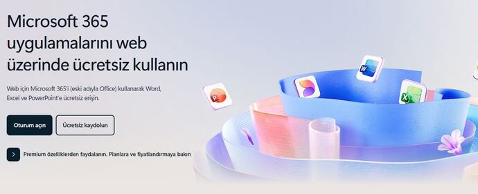 Microsoft 365 ücretsiz kullanımı