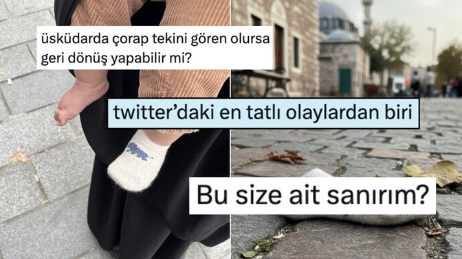 Çorabının tekini kaybettiğin oldu mu hiç?