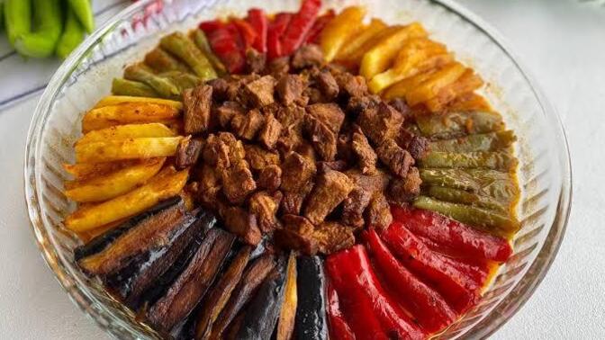 Karışık kızartma tabağı sever misin, bol sarmısaklı yoğurtlu?
