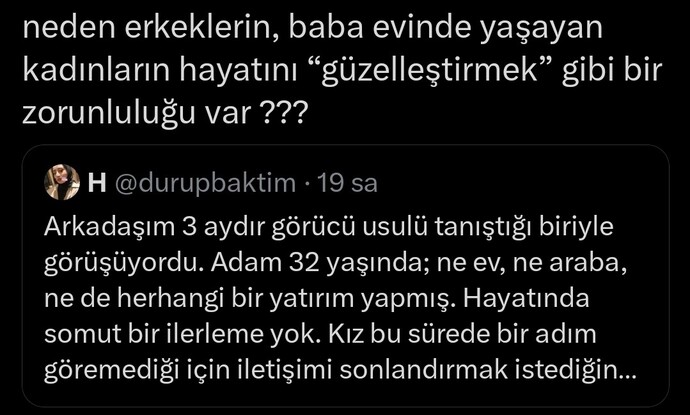Gerçekten neden erkeklerin böyle bir zorunluluğu var?