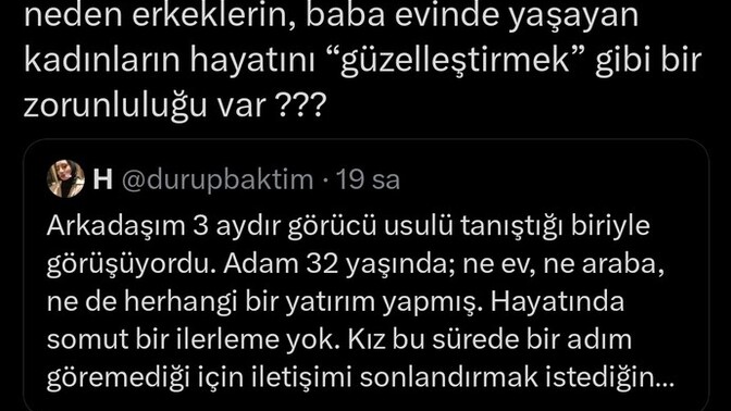 Gerçekten neden erkeklerin böyle bir zorunluluğu var?