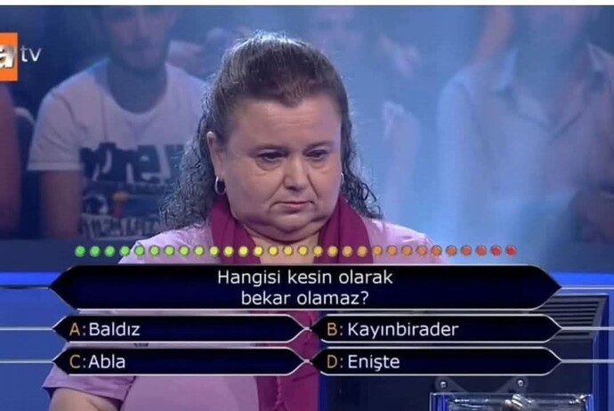 Hangisi kesin olarak bekar olamaz?