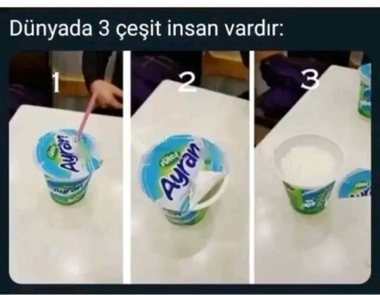 Ayranı hangi numaraya göre içersin?