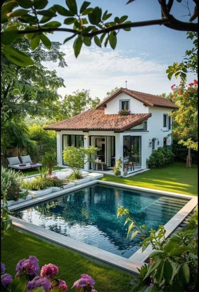 Evinizde havuz var mı, varsa bahçeli müstakil ev mi yoksa site içi mi 🏡🏊♀️?