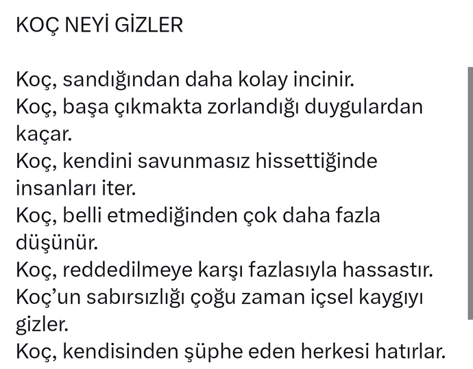 Burcunuza göre sizin gizlediğiniz şeyler nelerdir, öğrenmek ister misiniz?