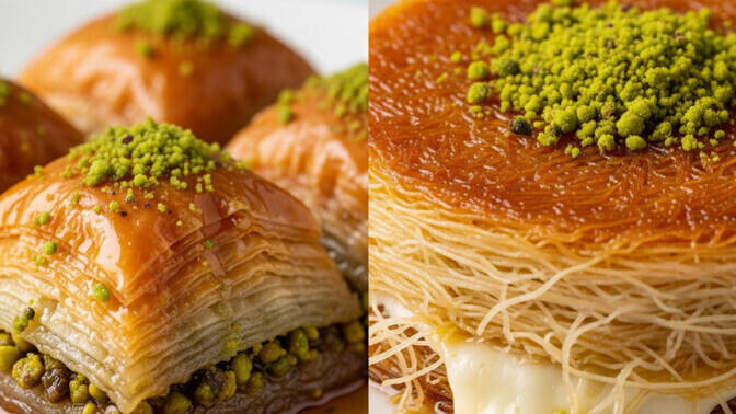 Künefe mi baklava mı daha güzel, hangisi damak tadına daha çok hitap ediyor?