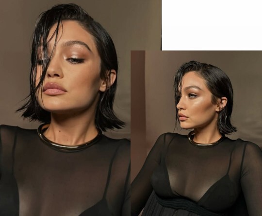 Sarışınlığa elveda! Gigi Hadid siyah saçlı oldu sizce yakışmış mı?