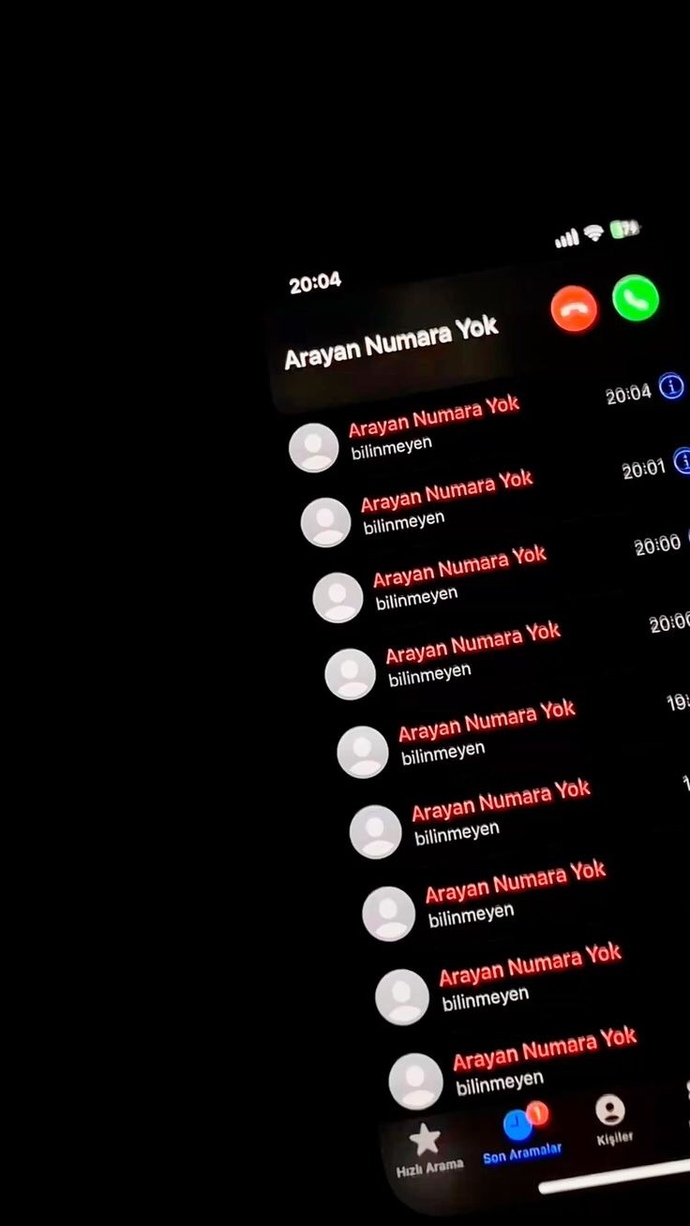 Gizli numaraları açıyor musunuz?