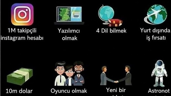 Tek bir hakkın var. Hangisini seçersin?