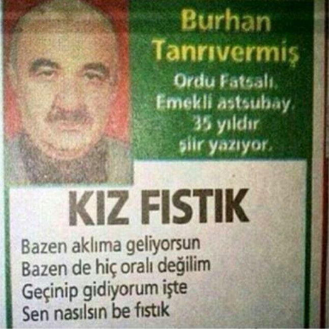 Hiç birisine şiir yazdınız mı? Size şiir yazan oldu mu?