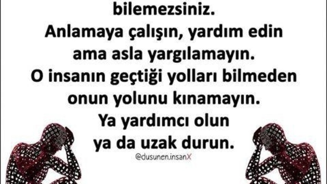 İnsanların geçmişini yargılayıp kınar mısınız?