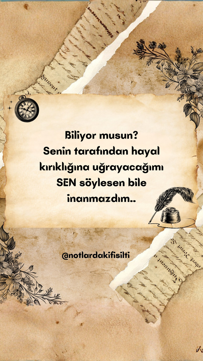 En güvendiginiz insan tarafından hayal kırıklığına uğradığınız oldu mu 😔?