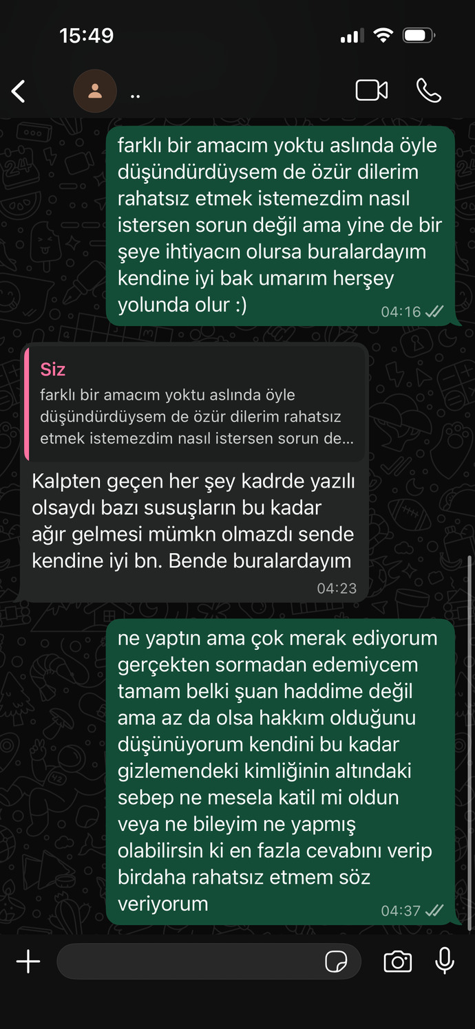 Eski sosyal medya aşkım buluşalım deyince soğuk tepki verdi, sizce sebep ne olabilir?